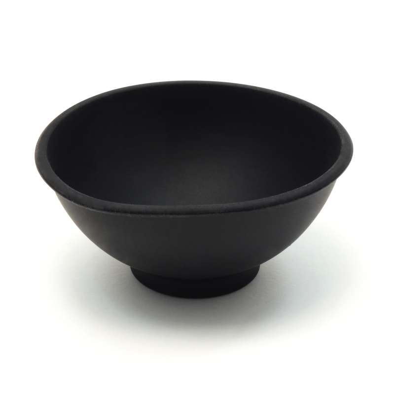 SILICONE BOWL - BLACK (6,7 CM DIAMETER)