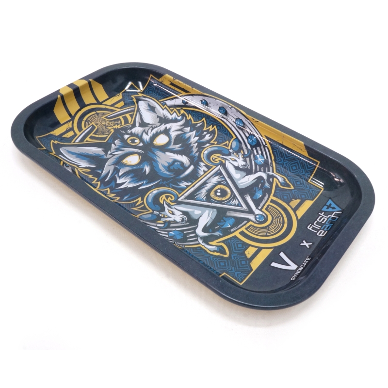 METAL ROLLING TRAY 27X16 CM - WOLF