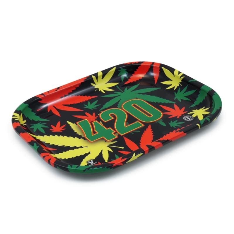 METAL ROLLING TRAY 18X14 CM - 420 RASTA
