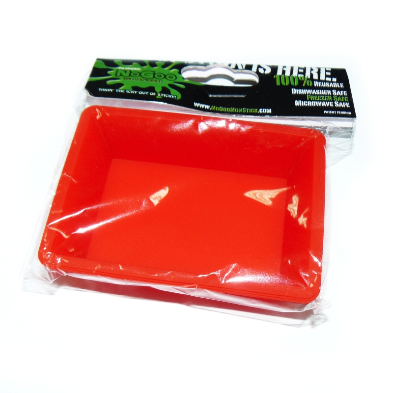 SILICONE TRAY RED NOGOO SMALL