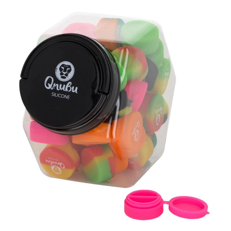 QNUBU DOUBLE SILICONE JAR 7 ML (DISPLAY L 50 UNITS)