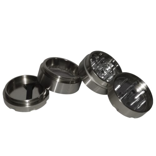 SILVER 4- PART GRINDER CNC DELUXE 40MM