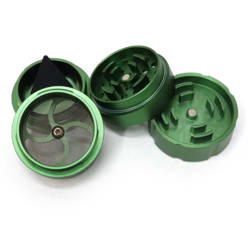 GRINDER FASHION, 4 PART, 53MM, GREEN