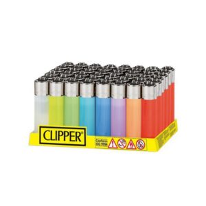 LIGHTER CLIPPER CLASSIC LARGE TRANSLUCENT COLORS (DISPLAY 48 UNITS)