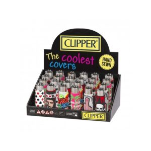 LIGHTER CLIPPER CLASSIC LARGE COVERS POP MIX GO 1  (DISPLAY 24 UNITS)