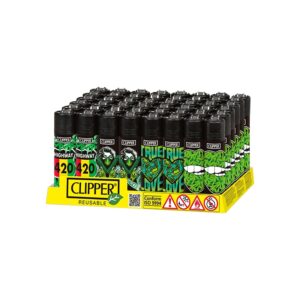 LIGHTER CLIPPER CLASSIC LARGE "GIRL WEED" (DISPLAY 48 UNITS)