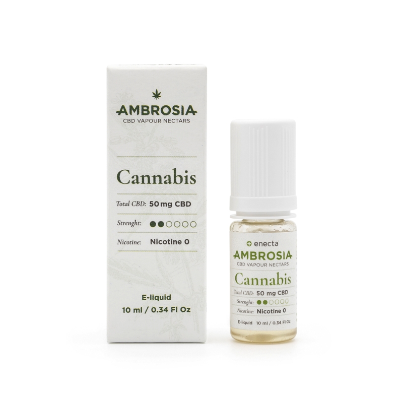 AMBROSIA 50 MG CBD E-LIQUID 10 ML (CANNABIS)