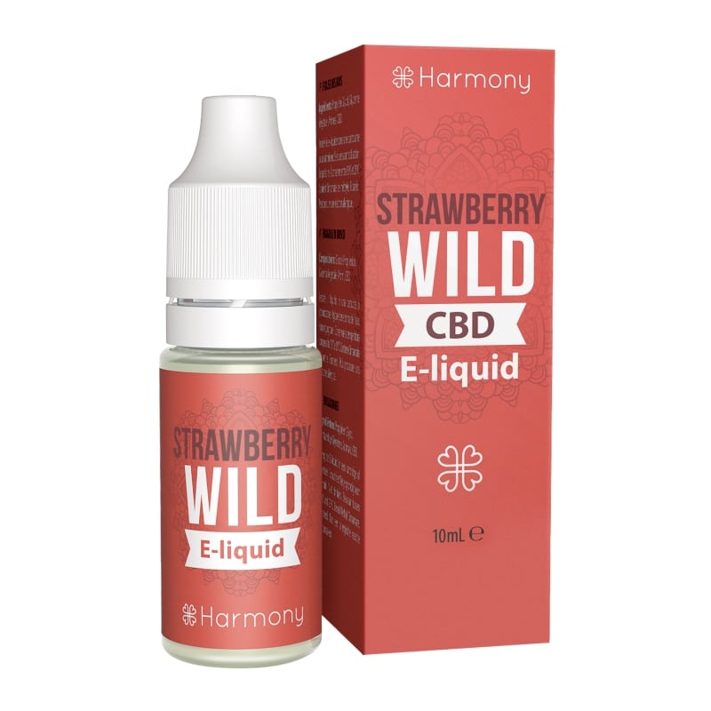 HARMONY - WILD STRAWBERRY - E-LIQUID (300MG CBD) 10ML