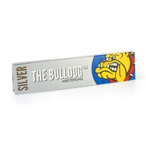 THE BULLDOG KING SIZE SLIM SILVER PAPER (50 BOOKLETS)