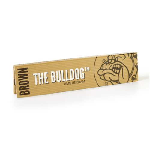 THE BULLDOG KING SIZE SLIM BROWN PAPER (50 BOOKLETS)