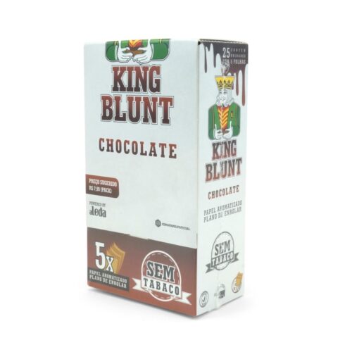 KING BLUNT (WITHOUT TOBACCO) (25X5 UNITS) - CHOCOLATE