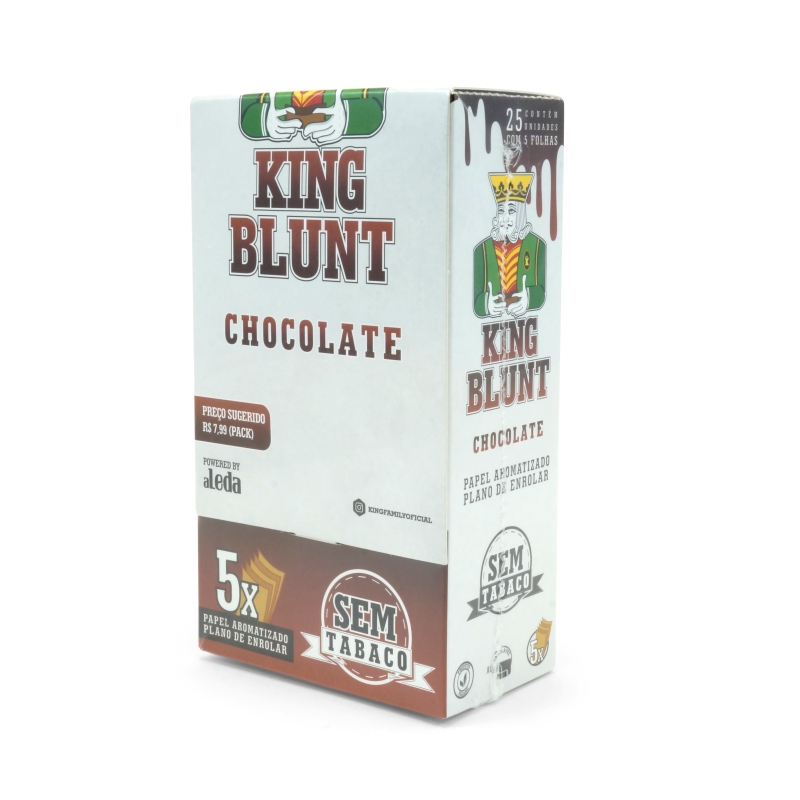 KING BLUNT (WITHOUT TOBACCO) (25X5 UNITS) - CHOCOLATE 1 KING BLUNT (WITHOUT TOBACCO) (25X5 UNITS) - CHOCOLATE
