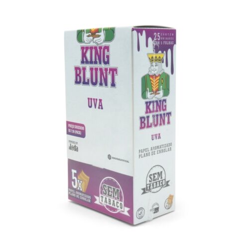KING BLUNT (WITHOUT TOBACCO) (25X5 UNITS) - GRAPE