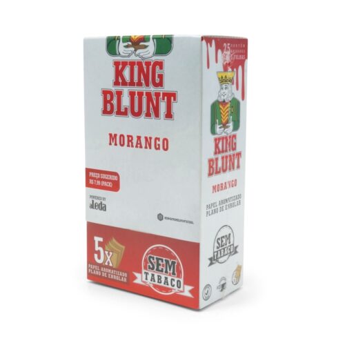 KING BLUNT (WITHOUT TOBACCO) (25X5 UNITS) - STRAWBERRY