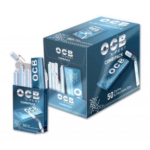 OCB COMBIPACK COTTON FILTERS W/BOOKLET (20X50 UND)