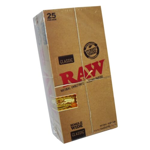 RAW SINGLE WIDE (25 BOOKLETS)