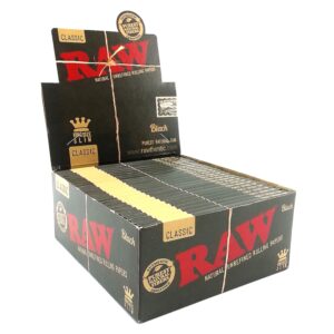 RAW BLACK KING SIZE PAPER (50 BOOCKLETS)