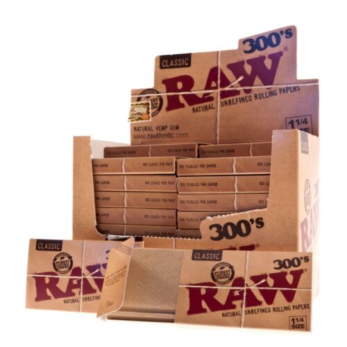 PAPER RAW 1 1/4 (300 PAPERS)