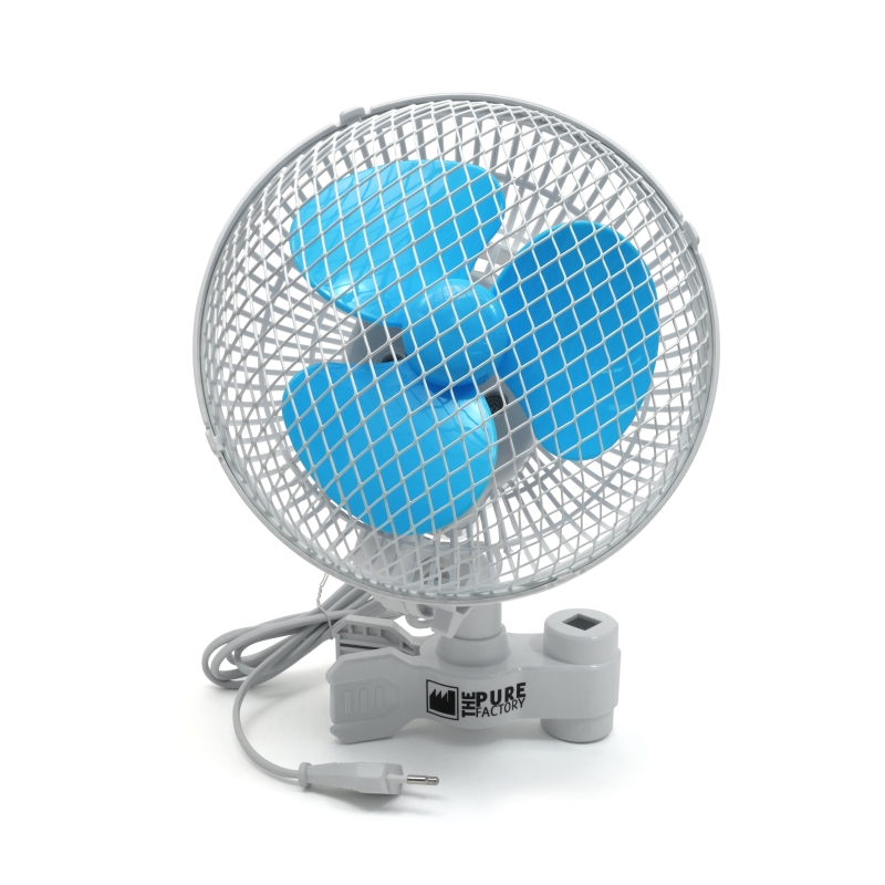ROTATING FAN WITH CLIP FOR POLES (18 CM) PURE FACTORY