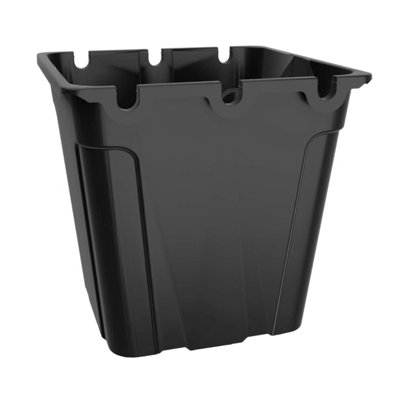 SQUARE BLACK POT 10 LTR TO TUBE ECO (50 UNITS)