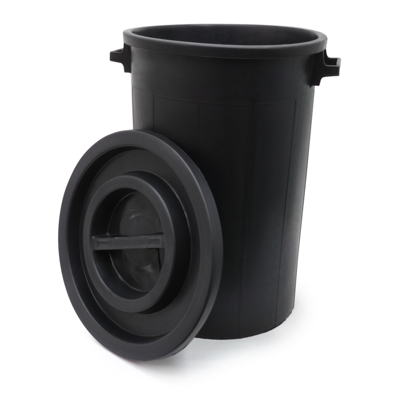 WATER BARREL ROUND WITH LID 120L.