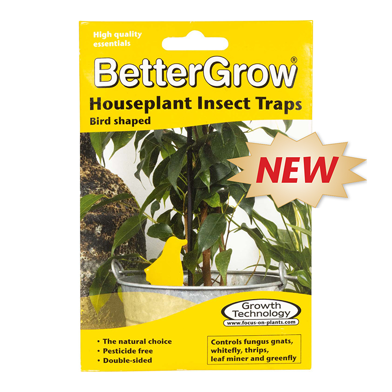 BETTER GROW - YELLOW INSECT TRAPS (BIRD SHAPED) 15 PCS
