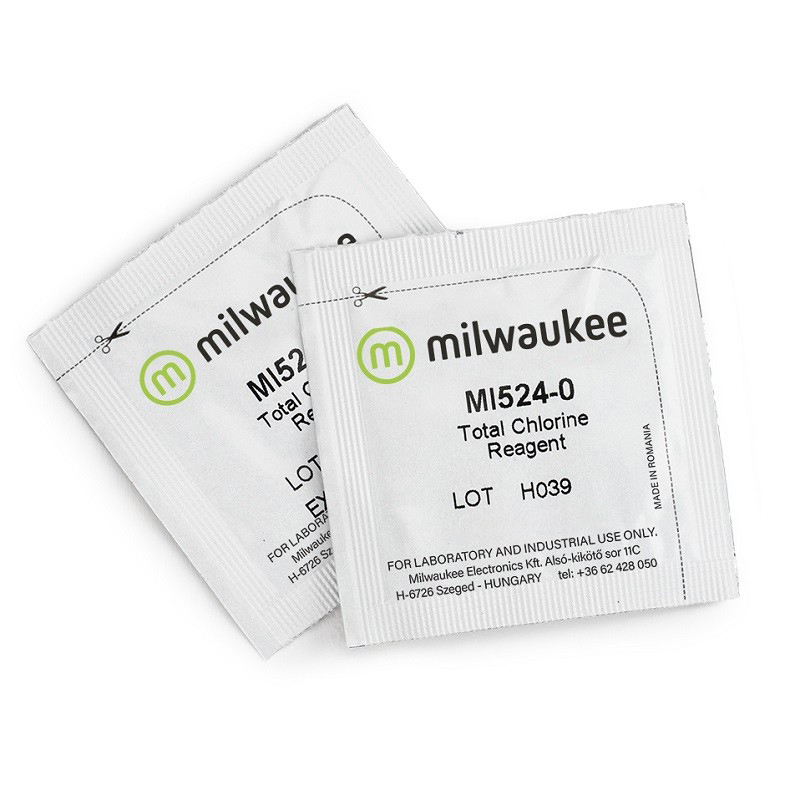 PACK 100 TOTAL CHLORINE REAGENT POWDER TEST MILWAUKEE