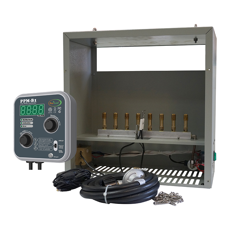 PRO LEAF CO2 COMPLETE KIT (PROPANE 8 BURNERS)