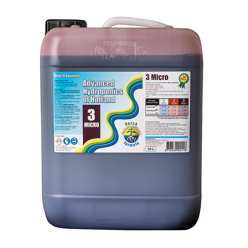 DUTCH FORMULA MICRO 10 L.