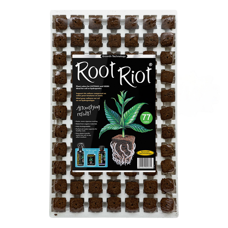 ROOT RIOT GROWTH TECHNOLOGY SEED TRAY - 77CUBES ( 54 x 33,6 x 4 CM)