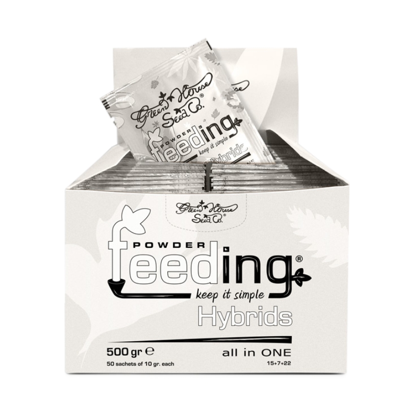 GREEN HOUSE POWDER FEEDING HYBRIDS 500 Gr. (50 X 10 Gr.)