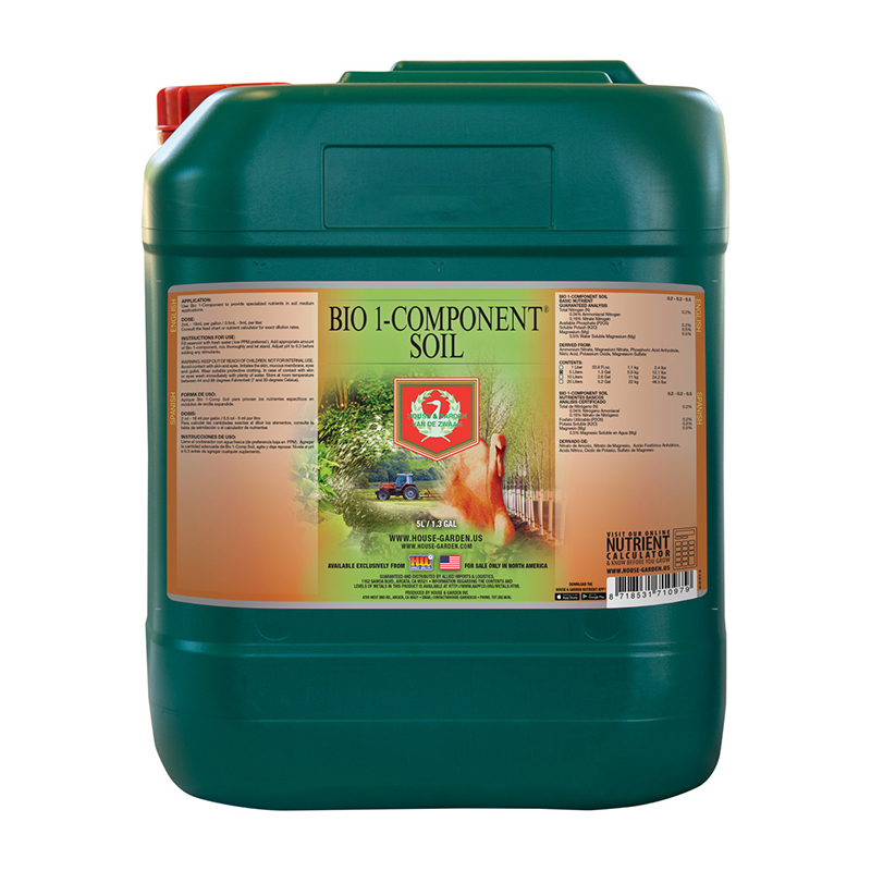 BIO 1-COMPONENT SOIL 5L HOUSE & GARDEN