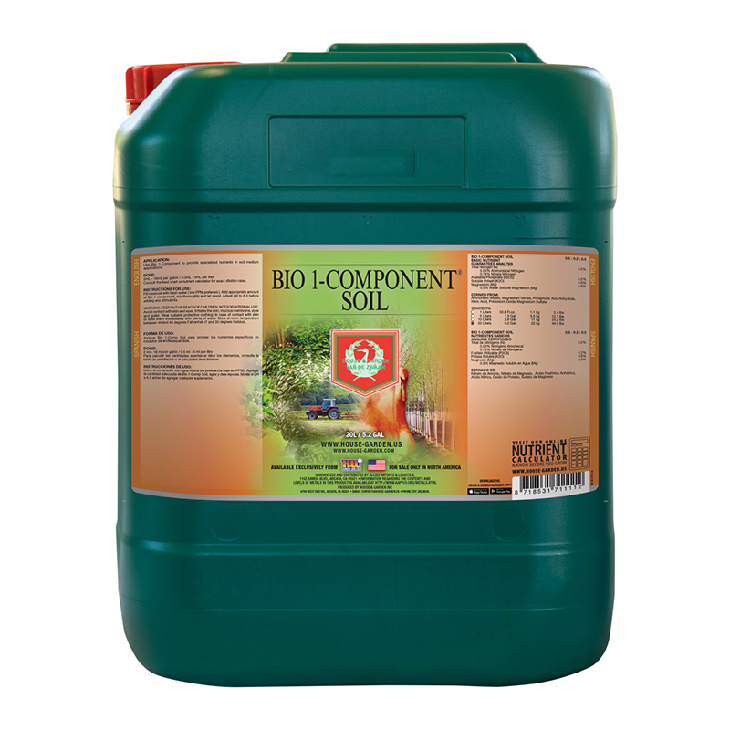 BIO 1-COMPONENT SOIL 10L HOUSE & GARDEN