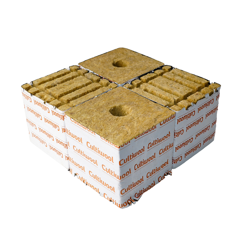 CULTIWOOL ROCKWOOL SMALL HOLES 75x75MM (BOX 480 UNITS)