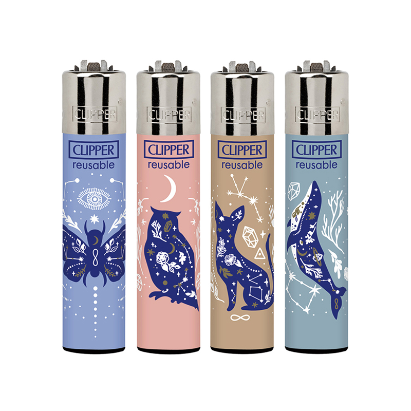 LIGHTER CLIPPER CLASSIC LARGE MYSTICAL DESTINY A (DISPLAY 48 UNITS)