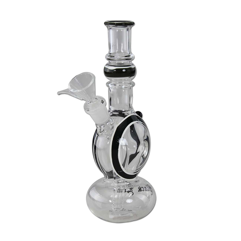 BLACK LEAF SCULPY GLASS BONG
