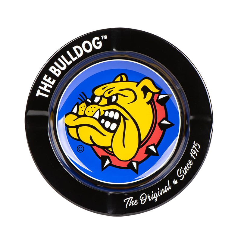 ASHTRAY TIN WORLDWIDE BLACK