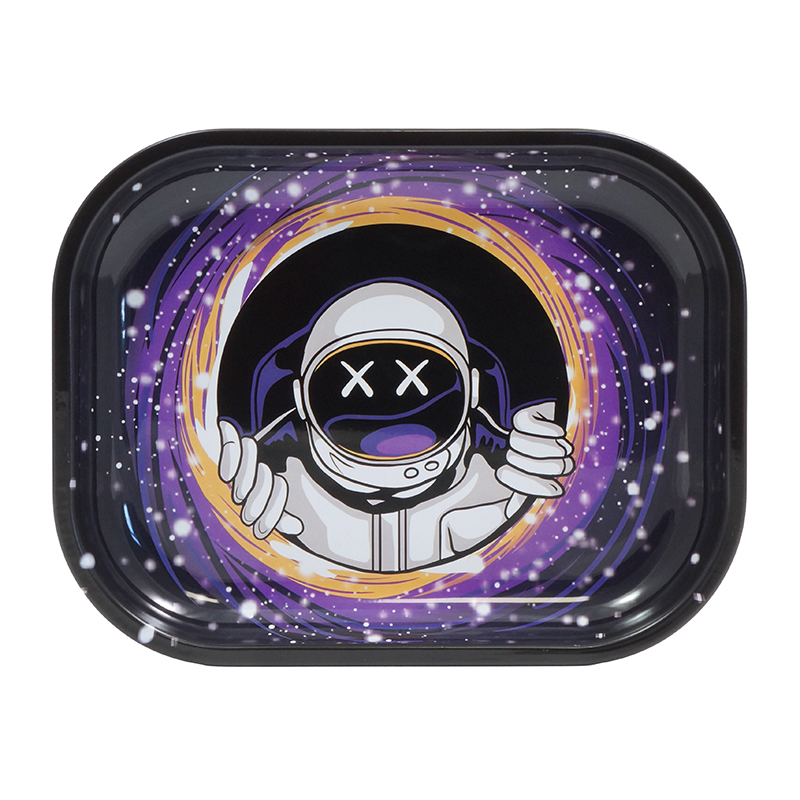 METAL ROLLING TRAY 18X14 CM - ASTRONAUTA XX
