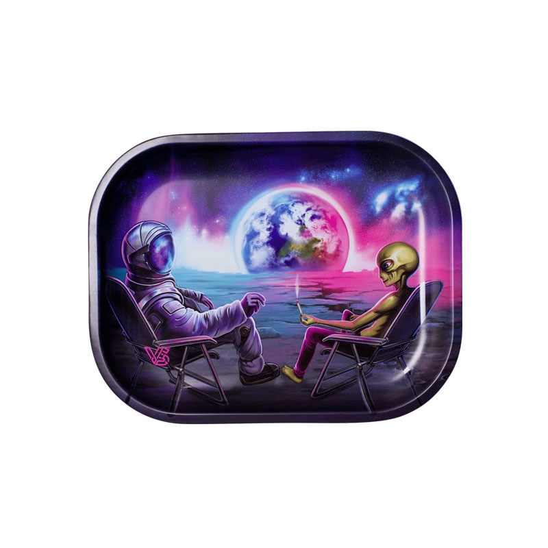 BLUNT ORBIT METAL TRAY 18 X 14 CM VSYNDICATE