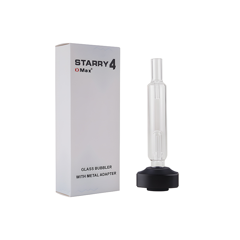 GLASS BUBBLER WITH METAL ADAPTER FOR XMAX STARRY 4