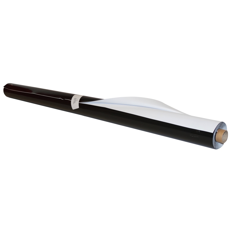 PLASTIC FOIL BLACK-WHITE 2X10 MTRS 125 MICRONS