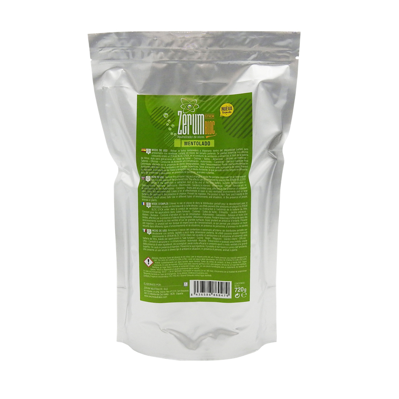 ZERUM BLOC STICK 720GR MENTHOLATED