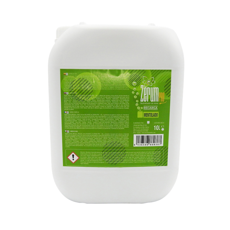 ZERUM PRO MENTHOLATED RECHARGE 10L