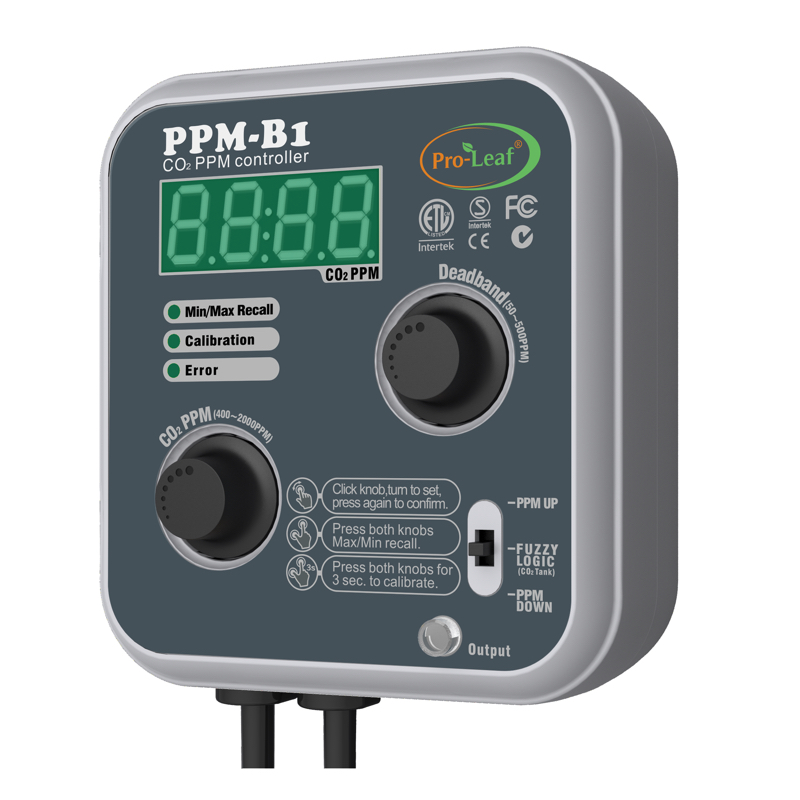 DIGITAL CO2 PPM CONTROLLER PRO-LEAF (PPM-B1)