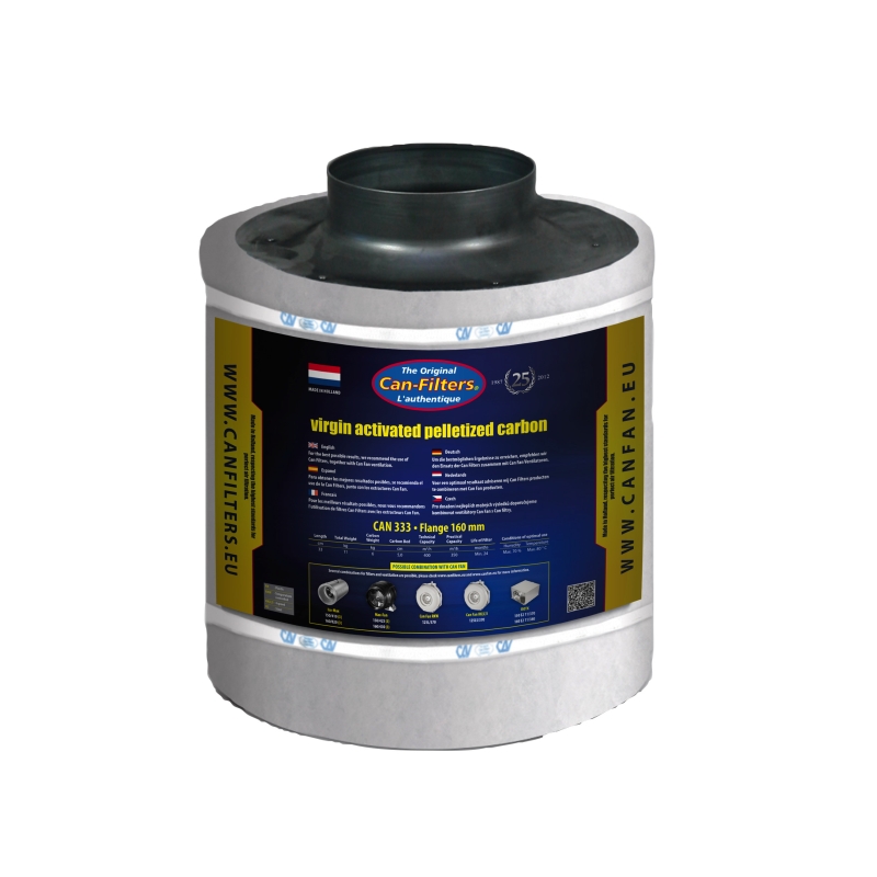 CARBON FILTER CAN FILTER 400M3/H 150X330MM