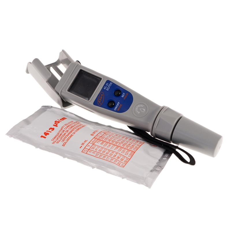 WATERPROOF EC/TDS/TEMP POCKET TESTER AD31