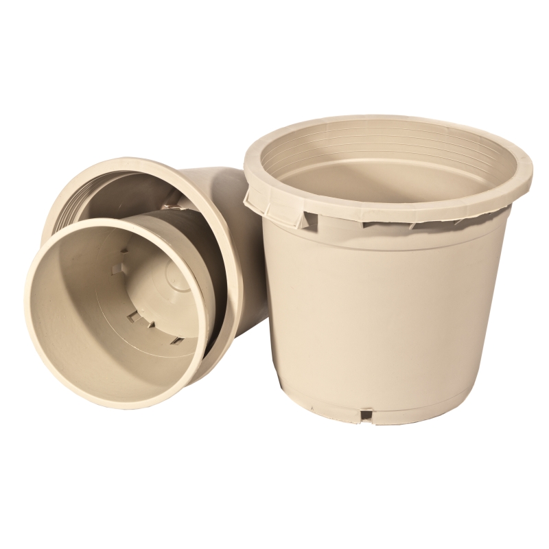 25X24 (9L) WHITE POT