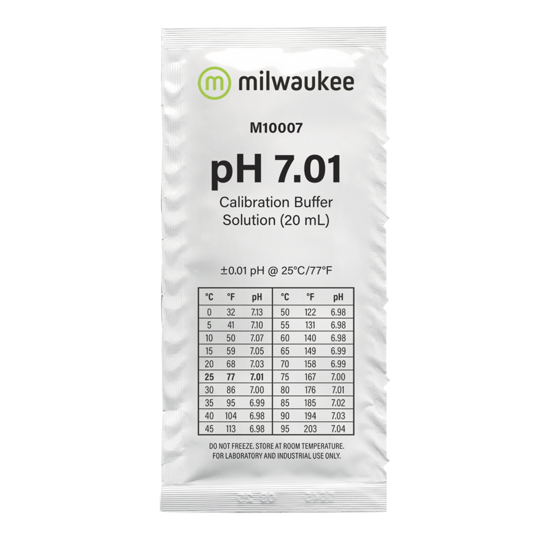 BUFFER SOLUTION PH 7.01 (25X20ML) MILWAUKEE