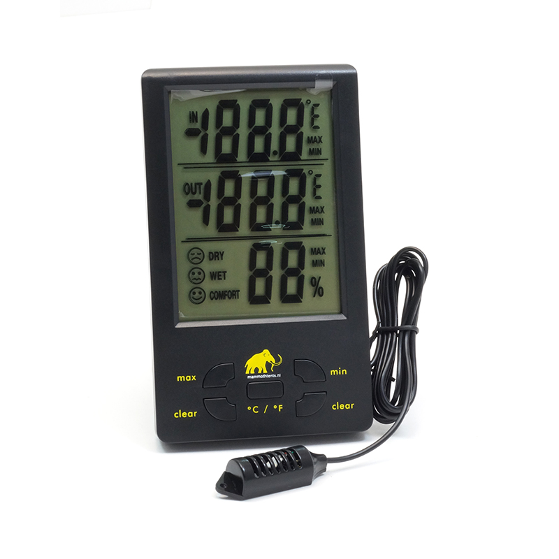 TERMO-HYGROMETER  XXL MAMMOTH