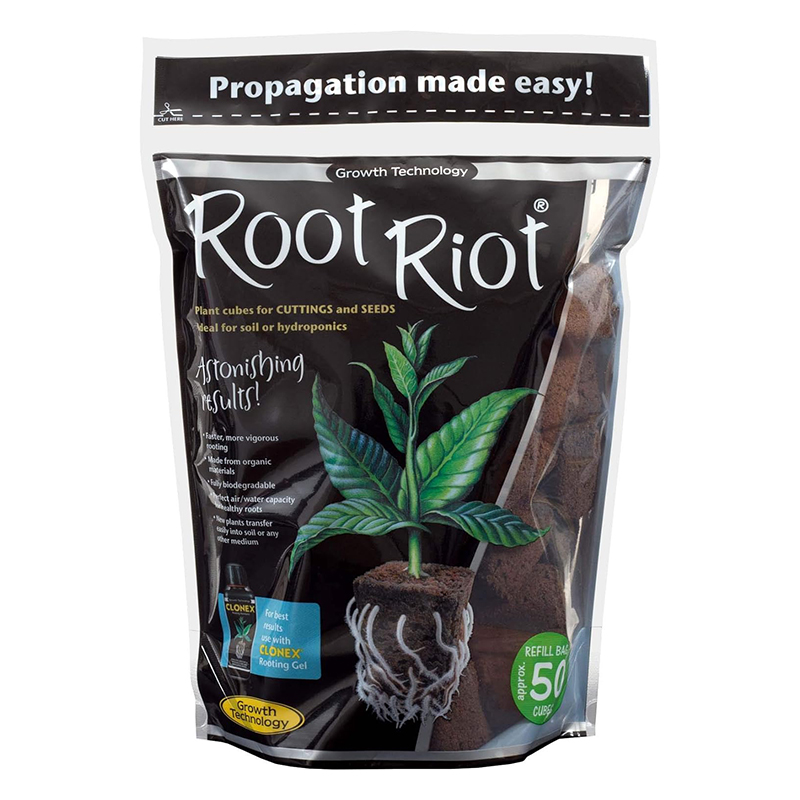 ROOT RIOT PROPAGATION CUBES (50 UNITS)